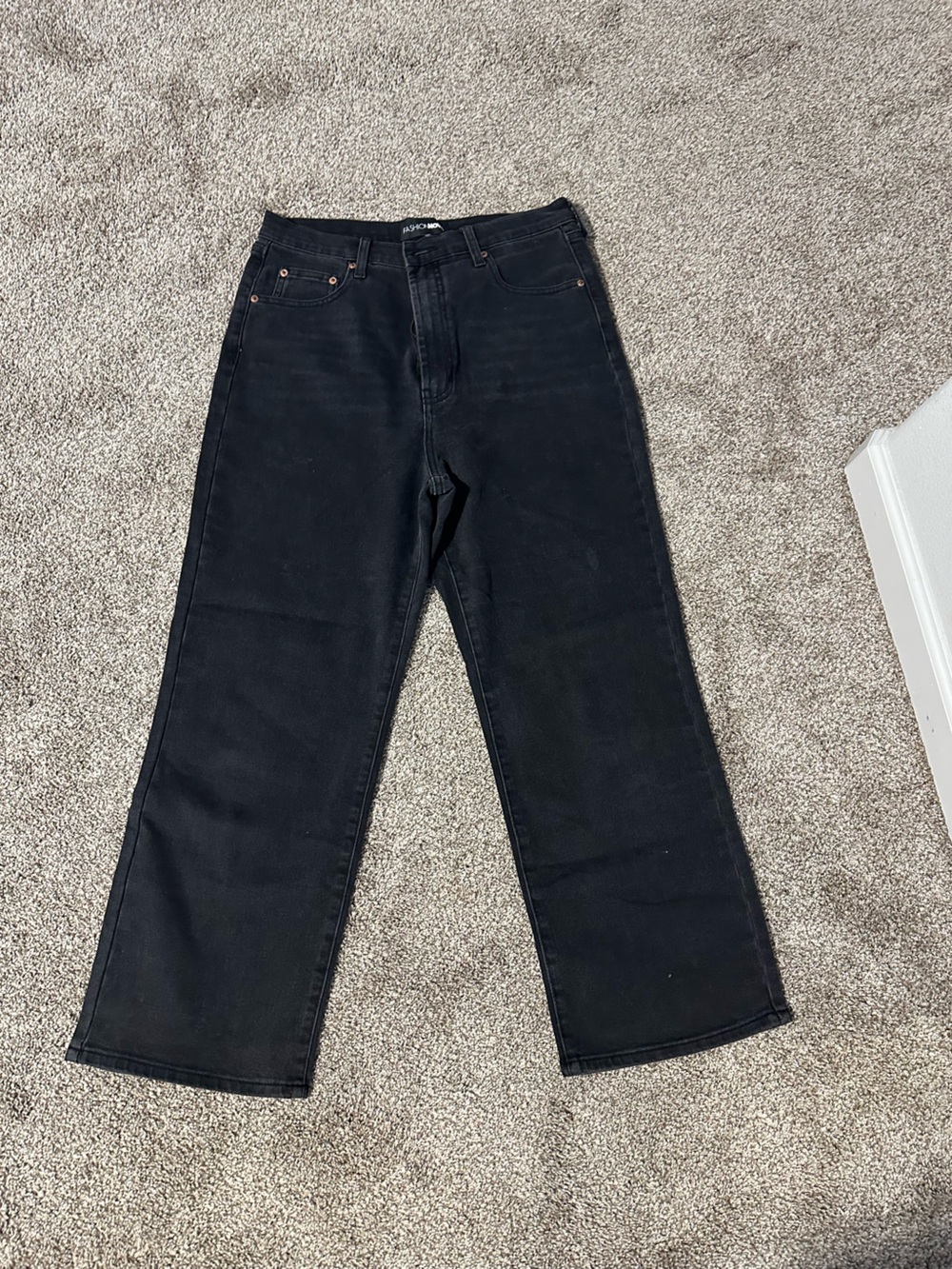 Straight leg jeans